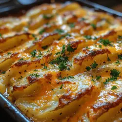 When it comes to comfort food that can effortlessly warm the heart and soul, few dishes hold a candle to Cheesy Potato Delight Au Gratin. This classic dish, with layers of tender potatoes enveloped in a rich, creamy cheese sauce, is the epitome of indulgence. The allure of cheesy au gratin potatoes spans various cuisines, where the combination of creamy textures and savory flavors creates a dish that is not only satisfying but also nostalgic for many. Whether served as a side dish at festive gatherings or as a main course during a cozy family dinner, Cheesy Potato Delight Au Gratin evokes a sense of togetherness that brings loved ones around the table.