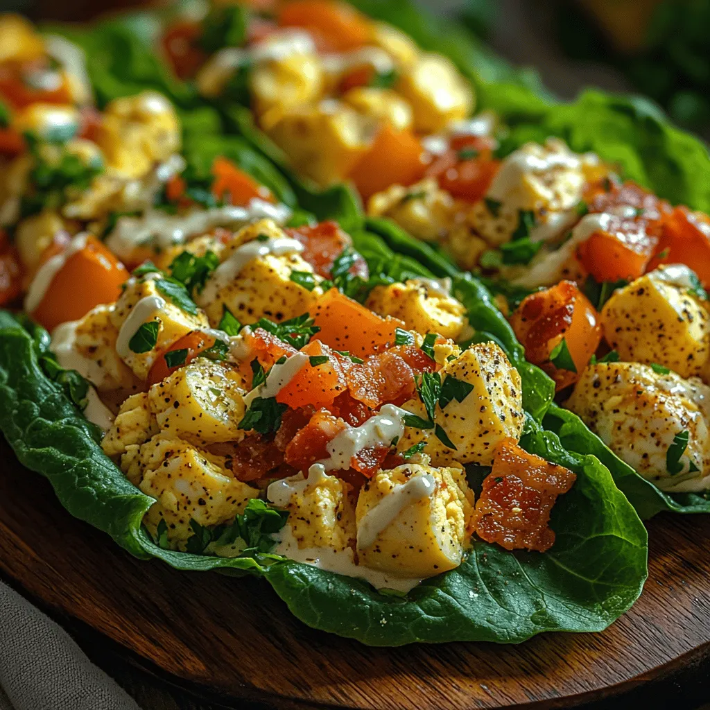 To create the perfect BLT Egg Salad Lettuce Wraps, understanding the core components of this recipe is essential. Each ingredient plays a crucial role in delivering flavor, texture, and nutritional value. Let’s take a closer look at what you’ll need to prepare this delightful dish.