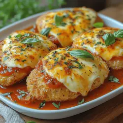 Savory Baked Chicken Parmesan is a beloved classic in Italian-American cuisine that has won the hearts of families across generations. This dish beautifully marries tender, juicy chicken with the rich flavors of marinara sauce and gooey, melted cheese, creating a meal that is both comforting and satisfying. The allure of Baked Chicken Parmesan lies not only in its delicious taste but also in its simplicity—making it an ideal weeknight dinner that even novice cooks can master.