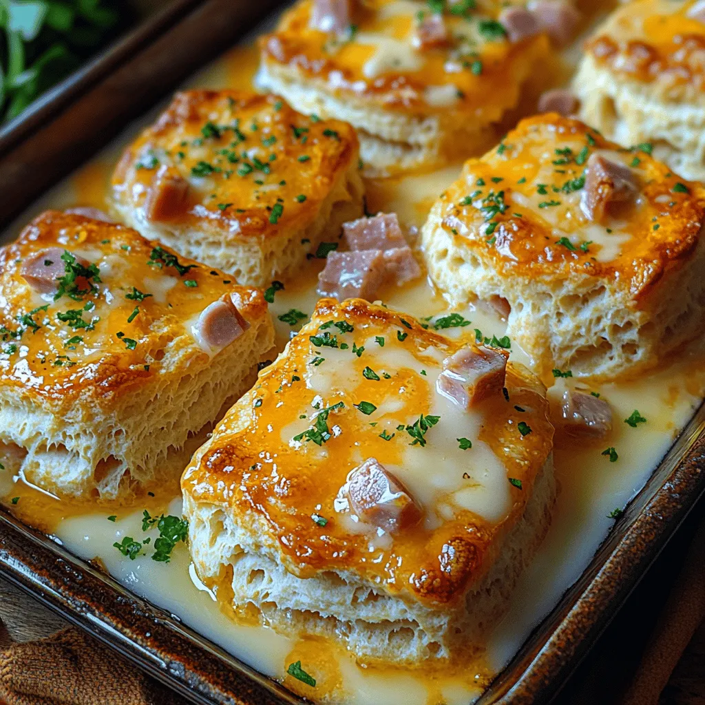 To truly appreciate the deliciousness of Cheesy Delight Ham & Cheese Butter Swim Biscuits, it’s essential to understand the key components that make this dish a standout. Let’s take a closer look at each ingredient and its role in crafting the perfect biscuit.