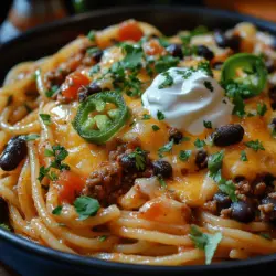If you're on the lookout for a quick and delicious meal that satisfies both pasta lovers and taco aficionados alike, look no further than Taco Spaghetti. This unique fusion dish combines the hearty goodness of a classic spaghetti with the bold flavors of taco ingredients, creating a meal that is both hearty and comforting. Perfect for busy weeknights or casual family gatherings, Taco Spaghetti offers a delightful twist on traditional Italian and Mexican cuisines, making it a versatile option for any dinner table.