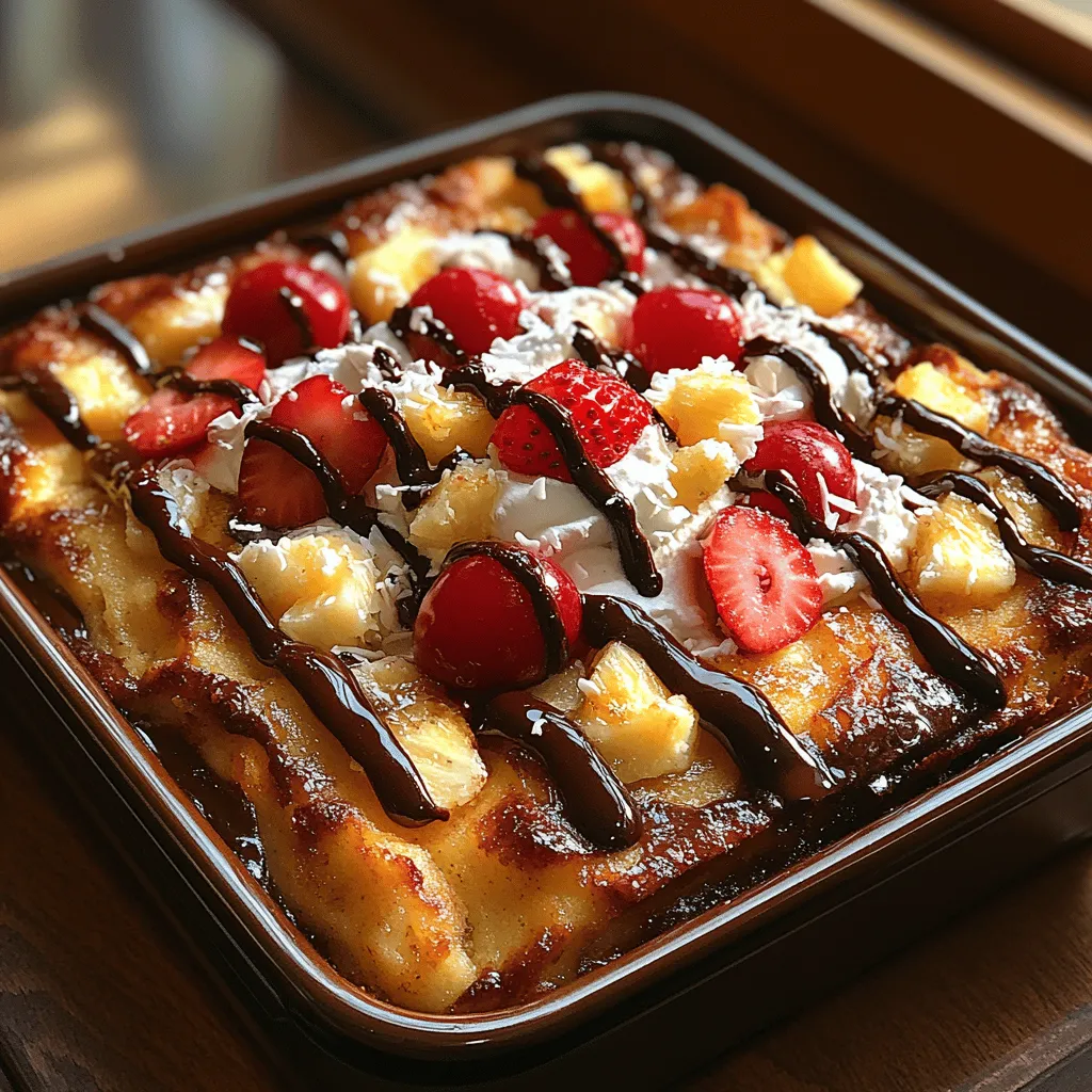 If you're on the lookout for a dessert that delights both the palate and the eye, look no further than the Banana Split Dump Cake Delight. This indulgent treat combines the nostalgic flavors of a classic banana split with the simplicity of a dump cake, making it a perfect addition to any gathering or a satisfying end to a cozy family dinner. With its rich layers of flavor and texture, this dessert is sure to bring smiles to all who taste it.