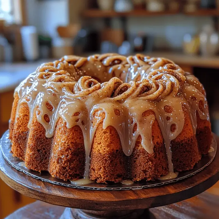 Bundt cakes have captivated bakers and dessert lovers alike for decades, seamlessly blending simplicity with elegance. Their distinct shape, characterized by a central tube, not only makes for a stunning presentation but also allows for even baking and a delightful crust. The Cinnamon Swirl Delight Bundt Cake takes this beloved dessert to new heights, marrying the warm, inviting flavors of cinnamon with a moist, tender crumb. This cake is a visual delight, featuring a beautiful swirl of cinnamon sugar that adds an artistic flair to each slice.