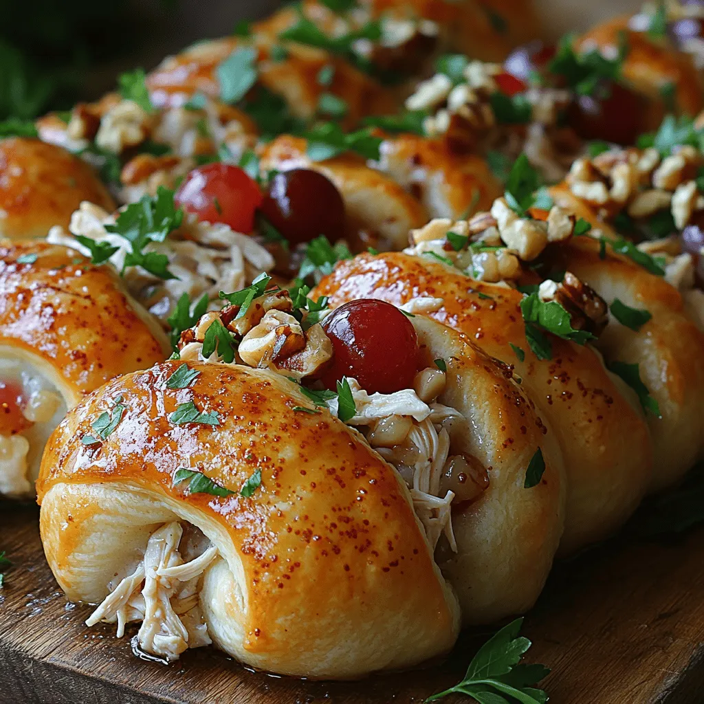 In the realm of quick and delicious meals, Savory Chicken Salad Crescent Rolls stand out as a favorite for many home cooks. This dish marries the delicate flakiness of crescent roll dough with a flavorful chicken salad filling, creating a convenient yet satisfying option for lunch, dinner, or even an appetizer. With our fast-paced lifestyles, the need for easy-to-prepare recipes has never been more critical. Savory Chicken Salad Crescent Rolls not only deliver on taste but also provide a delightful way to enjoy a classic dish in a new format.