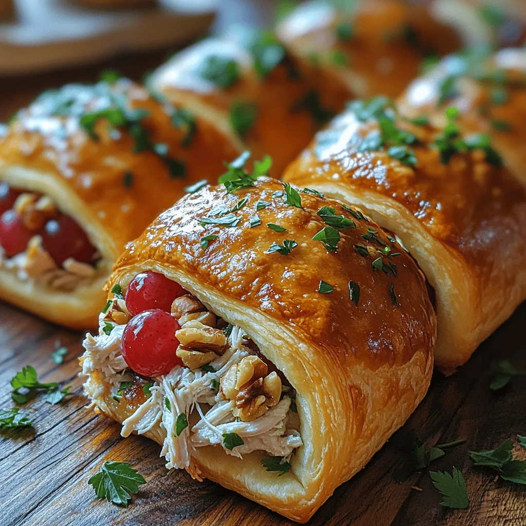 In the realm of quick and delicious meals, Savory Chicken Salad Crescent Rolls stand out as a favorite for many home cooks. This dish marries the delicate flakiness of crescent roll dough with a flavorful chicken salad filling, creating a convenient yet satisfying option for lunch, dinner, or even an appetizer. With our fast-paced lifestyles, the need for easy-to-prepare recipes has never been more critical. Savory Chicken Salad Crescent Rolls not only deliver on taste but also provide a delightful way to enjoy a classic dish in a new format.
