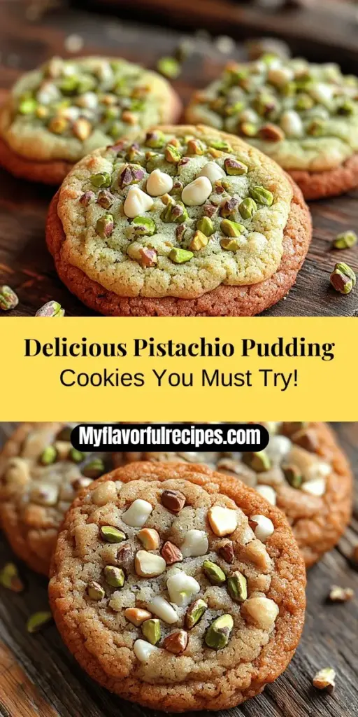 Discover the delightful world of Pistachio Pudding Cookies, a tasty and visually appealing treat that combines the rich nuttiness of pistachios with creamy white chocolate. These cookies are elevated by a secret ingredient—instant pudding mix—giving them a soft, chewy texture that's hard to resist. Perfect for any occasion, learn how to bake these mouthwatering cookies that not only satisfy your sweet tooth but also bring a healthy twist to your dessert table. Experiment with variations, and enjoy the irresistible flavor in every bite!