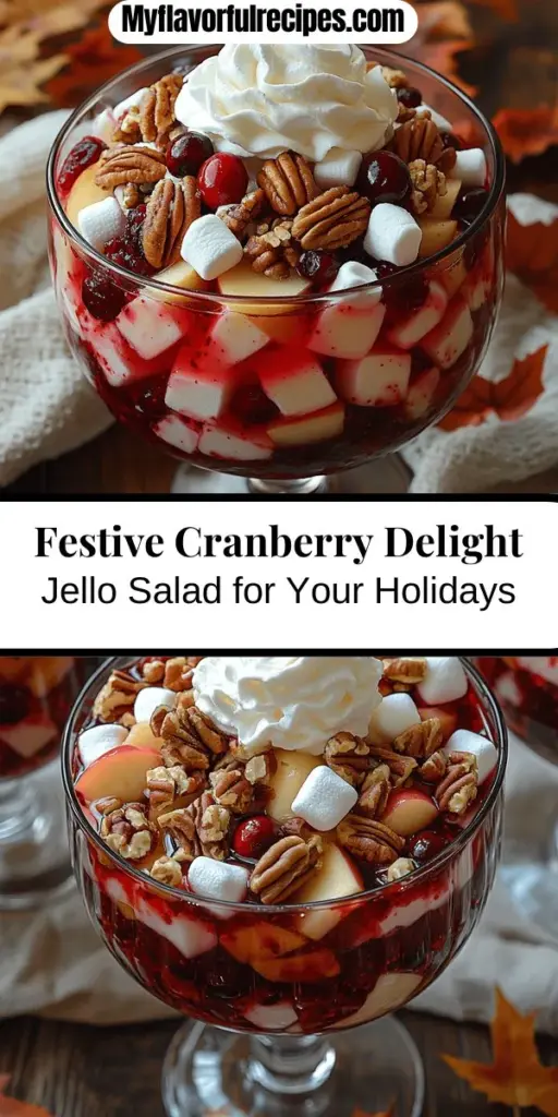 Bring a touch of nostalgia to your holiday gatherings with Cranberry Delight Jello Salad. This vibrant dish combines tart cranberries, creamy cheese, and crunchy nuts for an unforgettable taste experience. Perfect as a refreshing side for Thanksgiving turkey or summer barbecues, this versatile salad is sure to please guests of all ages. Discover the key ingredients, step-by-step preparation, and creative serving suggestions to make it a centerpiece at your next event.