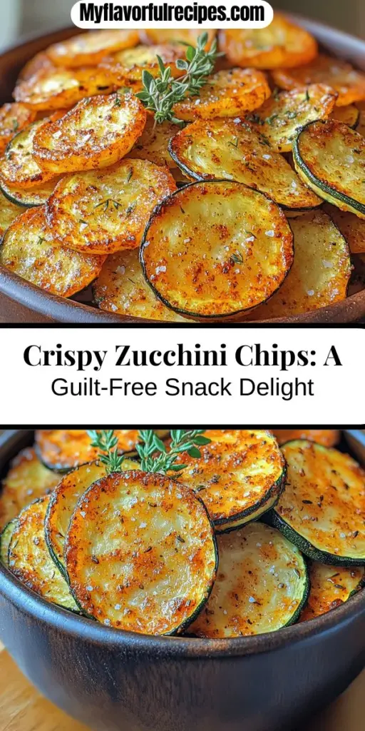 Discover the joy of healthier snacking with crispy oven-baked zucchini chips! This simple and nutritious recipe transforms fresh zucchinis into a satisfying crunchy treat, perfect for any diet. Packed with vitamins and fiber, these guilt-free chips are easy to make and customizable with your favorite seasonings. Whether enjoyed solo or paired with dips, they're a delightful way to satisfy your cravings while promoting wellness. Enjoy a guilt-free crunch today!