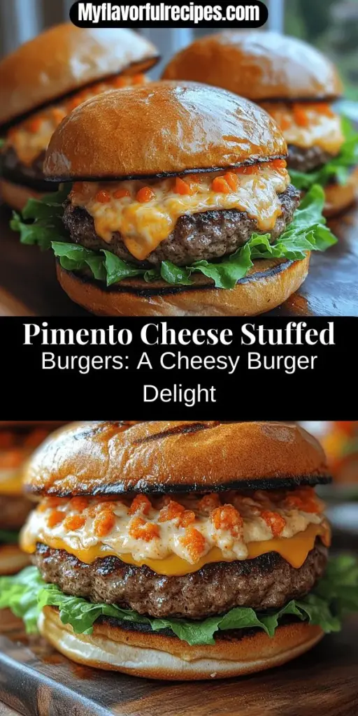 Discover the ultimate comfort food with Pimento Cheese Stuffed Burgers! This innovative recipe takes the classic burger to the next level by combining juicy beef with creamy pimento cheese, delivering a burst of flavor in every bite. Learn the history of pimento cheese and how to make this culinary masterpiece at home. With easy steps for preparation and cooking, you'll impress family and friends with this indulgent twist on a favorite meal. Get ready for grilling season!