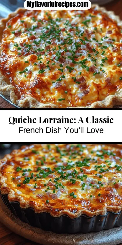 Dive into the rich culinary tradition of Quiche Lorraine, a classic French dish loved worldwide. This savory pie features a flaky crust filled with creamy goodness, bacon, and Gruyère cheese, making it perfect for any meal. Learn about its fascinating history, essential ingredients, and follow a detailed step-by-step guide to create your own version at home. Whether you’re a novice or a pro, this delightful dish is sure to impress your family and friends. Discover the versatility and joy of making Quiche Lorraine today!