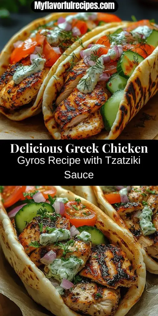 Dive into the delicious world of Authentic Greek Chicken Gyros with Tzatziki Sauce! This recipe brings the vibrant flavors of Greece right to your kitchen. You'll learn about the marination process for juicy chicken thighs, the perfect spices for flavor, and how to make a refreshing tzatziki sauce. Discover the cultural significance of gyros and explore personalized variations. Whether for a family gathering or a weeknight dinner, this dish promises a delightful culinary experience. Enjoy a taste of tradition!