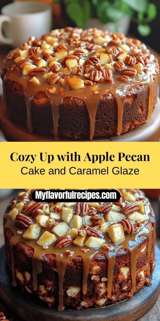 Indulge in the warmth of homemade desserts with this delightful Apple Pecan Cake topped with a luscious caramel glaze. Combining tart Granny Smith apples and crunchy pecans in a moist, spiced batter, this cake is perfect for any occasion. The sweet, buttery glaze adds the finishing touch to each slice. Experience the joy of baking and sharing this comforting treat, creating cherished memories with family and friends. Dive into the deliciousness today!