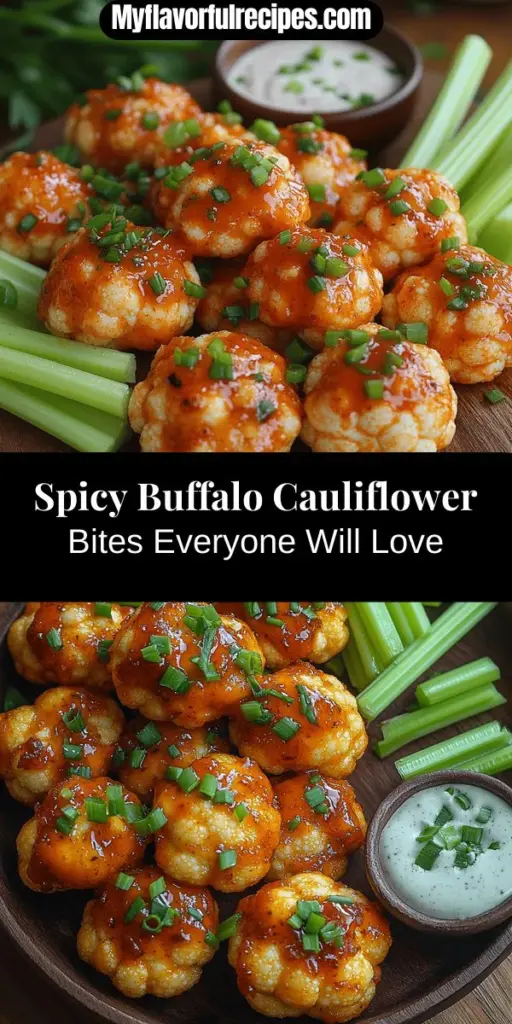 Discover the mouthwatering taste of Fiery Buffalo Cauliflower Bites, a delicious plant-based alternative to traditional buffalo wings. Perfect for game day or casual gatherings, these crispy bites are packed with flavor and healthy ingredients. Made from tender cauliflower coated in a spicy batter and smothered in buffalo sauce, they satisfy cravings without the guilt. Easy to prepare and customize, they make a great addition to any meal or snack platter. Dive into this spicy delight today!