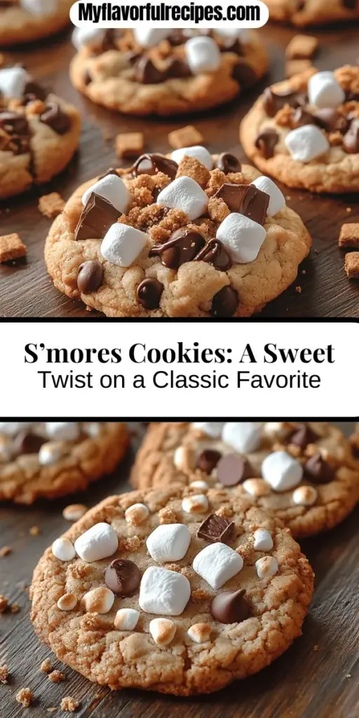 Craving a delicious twist on a classic treat? S'mores Cookies are the perfect way to satisfy your sweet tooth while evoking nostalgic campfire memories. These soft, chewy cookies bring together gooey chocolate, mini marshmallows, and crunchy graham cracker crumbs for an irresistible flavor combination. Whether you are a baking pro or a beginner, this easy recipe guides you step-by-step to create delightful cookies that everyone will love. Discover tips, variations, and ways to make these cookies your own! Get ready to indulge in a blissful sweet experience with every bite.