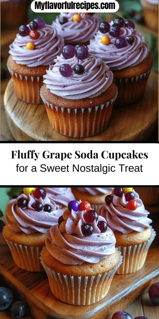 Indulge in the nostalgic delight of Fluffy Grape Soda Cupcakes, a unique twist on traditional treats! Bursting with fizzy grape flavor and topped with creamy frosting, these vibrant cupcakes are perfect for any celebration or just a fun afternoon snack. With a simple step-by-step guide, you’ll learn how to create these light and airy cupcakes that will impress family and friends. Bring a touch of childhood joy to your baking adventures with this delightful recipe!