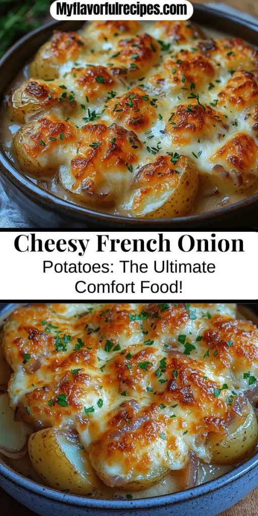 Indulge in the ultimate comfort food with Cheesy French Onion Crockpot Potatoes! This easy-to-make dish features creamy Yukon Gold potatoes layered with caramelized onions and a cheesy topping that melts to perfection. Perfect for family dinners, potlucks, or cozy gatherings, the slow-cooking process allows all the flavors to blend beautifully. With just a few simple ingredients and minimal prep time, you can enjoy rich, savory goodness that will delight everyone at the table.