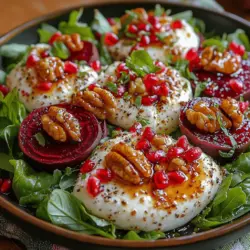 In the realm of salads, few dishes can compare to the vibrant allure of a Beet & Burrata Bliss Salad. This culinary delight marries the earthy sweetness of roasted beets with the creamy richness of burrata cheese, creating a feast for both the eyes and the palate. The salad's radiant hues, fresh ingredients, and harmonious balance of flavors make it a perfect addition to any dining table—whether for a casual lunch, a festive gathering, or a refined dinner party.