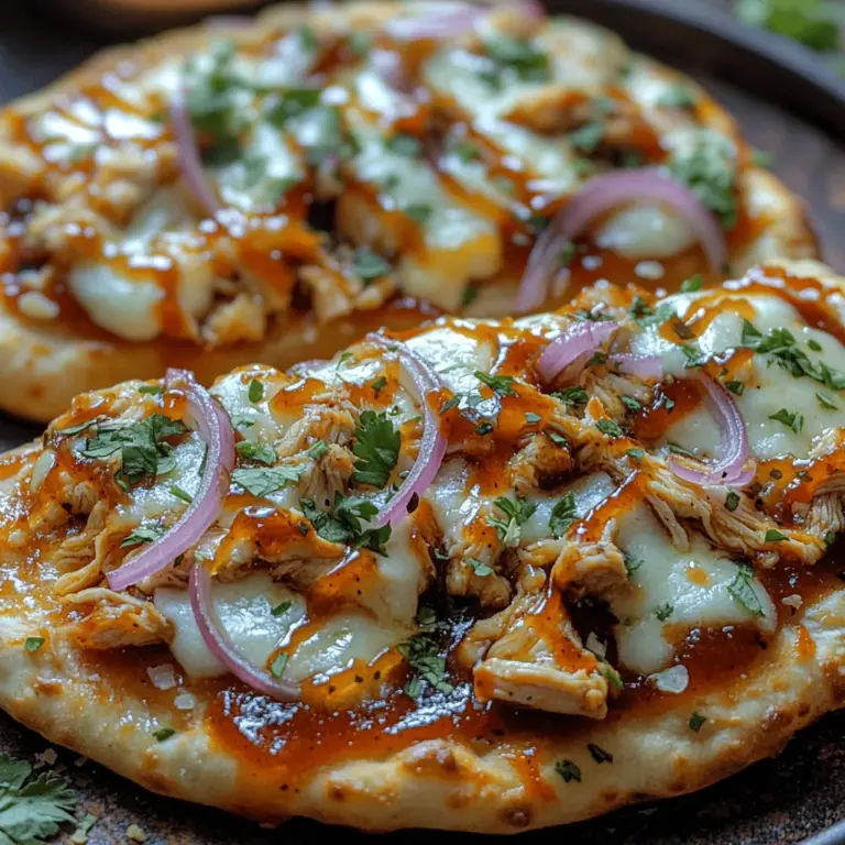 To create the perfect Honey BBQ Chicken Flatbread, understanding the unique qualities of each ingredient is essential. Each component plays a crucial role in the overall taste and texture of the dish.