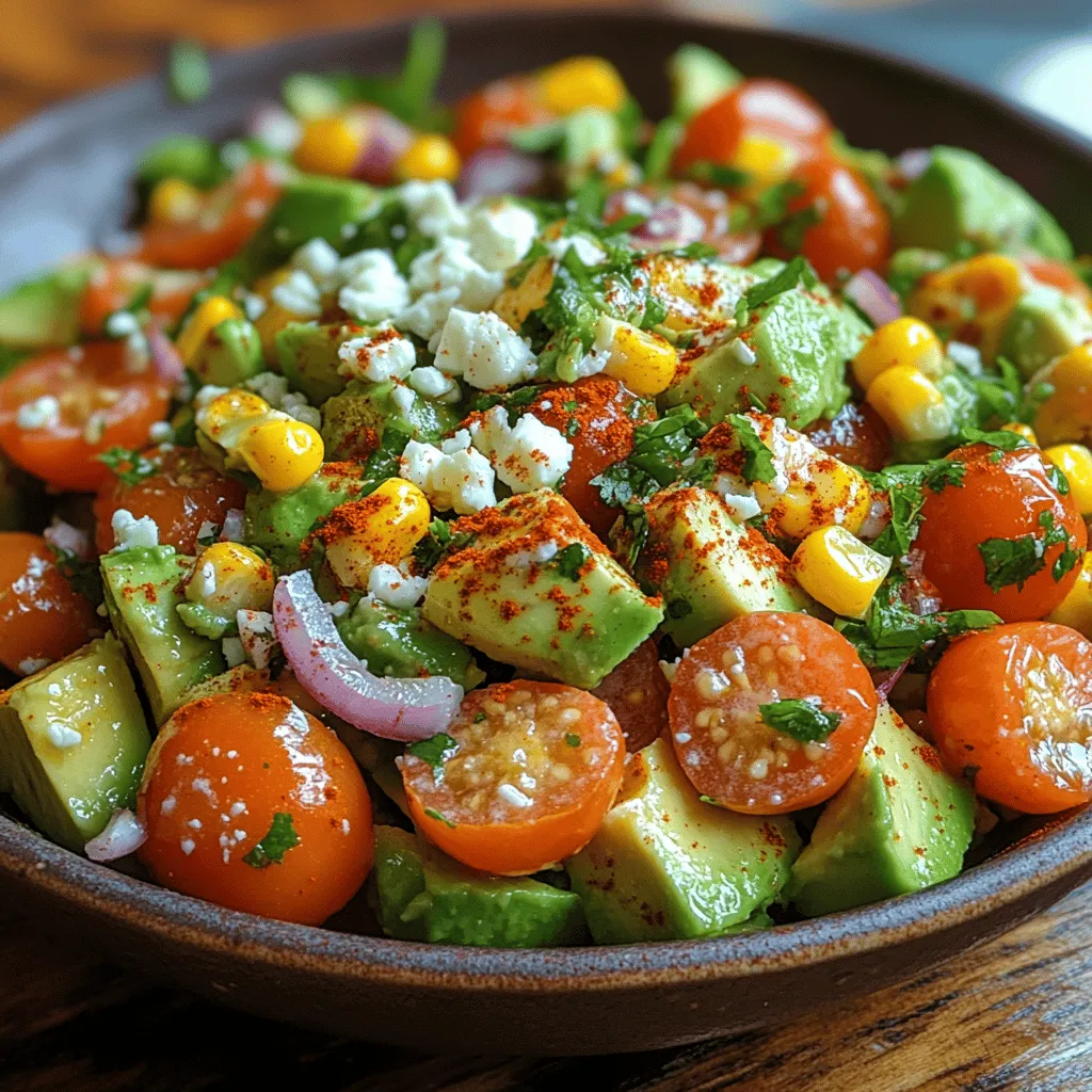 As the temperatures rise and summer gatherings beckon, there’s nothing quite as refreshing as a vibrant, colorful salad that tantalizes the taste buds. The Zesty Avocado Corn Tomato Fiesta Salad is a perfect embodiment of this seasonal delight. Bursting with flavor and packed with nutritious ingredients, this salad not only appeals to the eye but also brings a sense of lightness and vitality to your meals. Whether you're hosting a backyard barbecue, preparing a potluck dish, or simply craving a fresh, healthy addition to your lunch, this salad fits the bill perfectly.