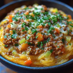 Spaghetti Squash with Turkey Bolognese Recipe