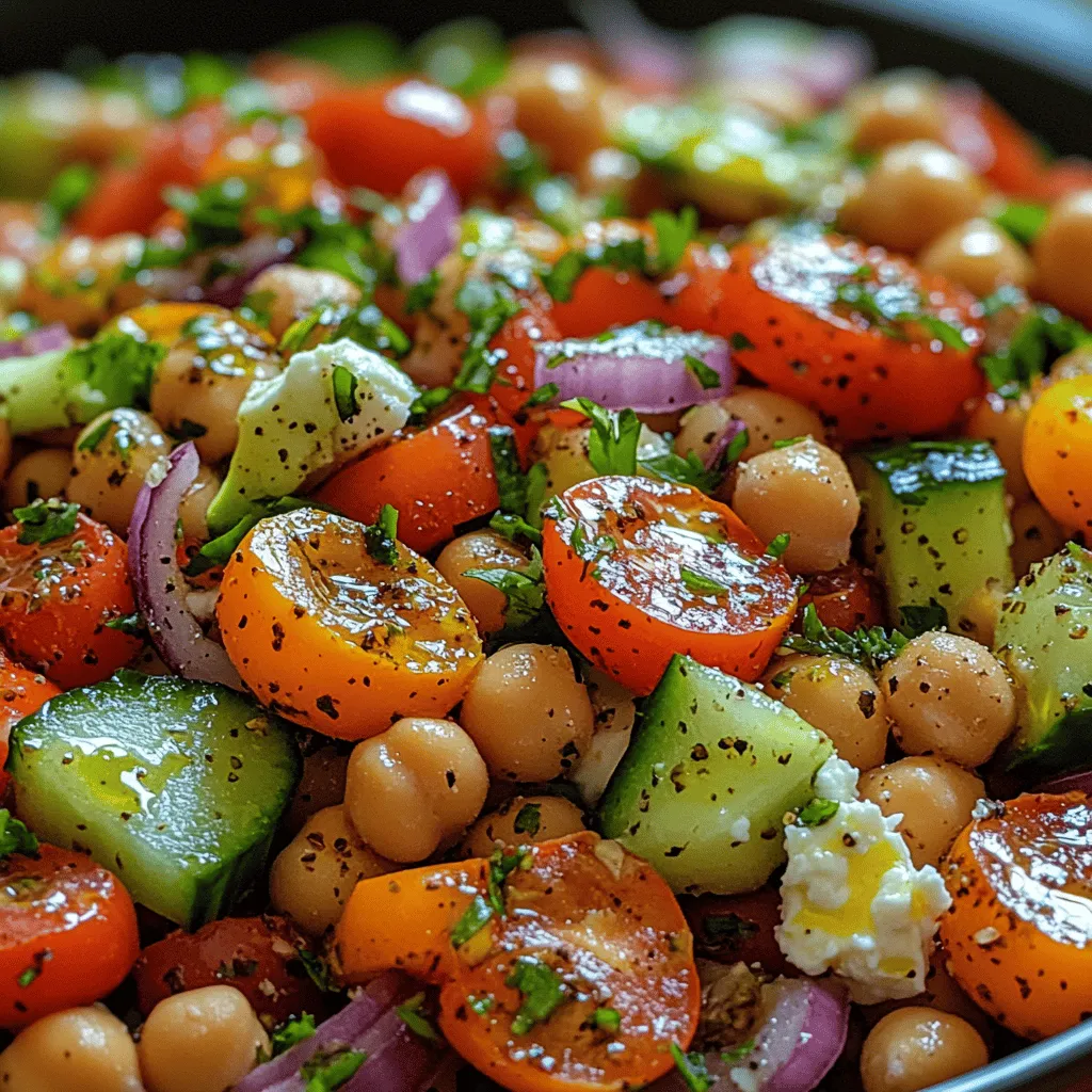 In today's health-conscious world, salads have become a staple for anyone looking to enhance their diet with fresh, nutritious ingredients. One standout ingredient that has gained immense popularity in recent years is the chickpea, also known as garbanzo beans. These little legumes are not only versatile and delicious but also packed with an array of health benefits. This article introduces you to the Garlic Herb Chickpea Salad, a vibrant and wholesome dish that perfectly embodies the essence of fresh ingredients and robust flavors.