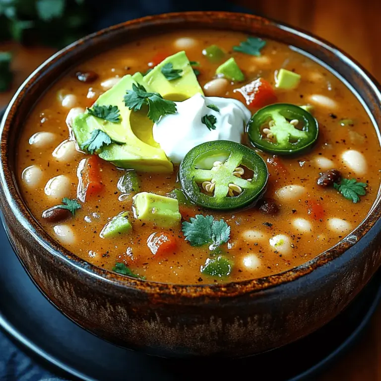 In the world of comfort food, few dishes can rival the warmth and heartiness of a well-crafted chili. Our Cozy White Bean Chili is not only a delightful option for chilly evenings but also a versatile dish that caters to a variety of dietary preferences. This recipe is perfect for vegans, vegetarians, and anyone looking to enjoy a hearty meal that is both satisfying and nutritious. Packed with wholesome ingredients and bursting with flavor, this chili is sure to become a staple in your kitchen.