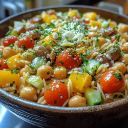Mediterranean Orzo Bowl: A Flavorful and Nourishing Delight