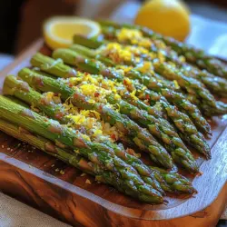 Zesty Lemon Garlic Asparagus: A Flavorful Side Dish