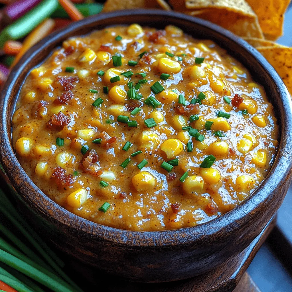When it comes to party snacks and appetizers, few dishes can rival the allure of a creamy, savory dip. Enter the Creamy Corn & Bacon Dip—a delightful blend of sweet corn, smoky bacon, and rich dairy that creates an irresistible treat for any gathering. This dip boasts a luscious, creamy texture, complemented by the saltiness of crispy bacon and the natural sweetness of corn. The combination is not only mouthwatering but also a perfect accompaniment to crispy tortilla chips, crunchy vegetables, or toasted bread.