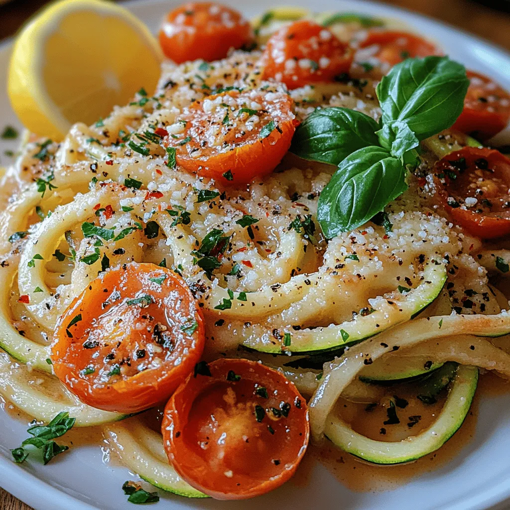 In recent years, zoodles—zucchini noodles—have emerged as a popular alternative to traditional pasta, appealing to health-conscious individuals and food enthusiasts alike. As the world moves toward healthier eating habits, zoodles stand out not just for their nutritional benefits, but also for their versatility in the kitchen. This recipe for Baked Garlic Butter Zoodles combines the wholesome goodness of zucchini with rich, savory flavors, making it a perfect dish for those looking for a simple yet gourmet experience.