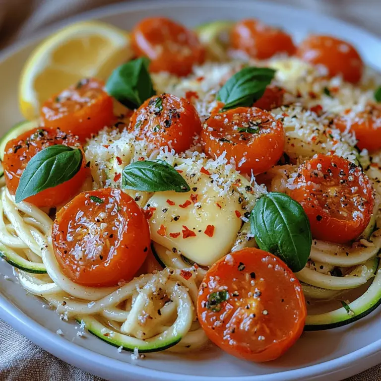 In recent years, zoodles—zucchini noodles—have emerged as a popular alternative to traditional pasta, appealing to health-conscious individuals and food enthusiasts alike. As the world moves toward healthier eating habits, zoodles stand out not just for their nutritional benefits, but also for their versatility in the kitchen. This recipe for Baked Garlic Butter Zoodles combines the wholesome goodness of zucchini with rich, savory flavors, making it a perfect dish for those looking for a simple yet gourmet experience.