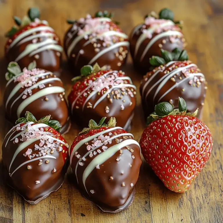 To create the perfect dark chocolate covered strawberries, it's essential to pay attention to the ingredients you choose. Each component plays a vital role in achieving that indulgent flavor and eye-catching presentation.