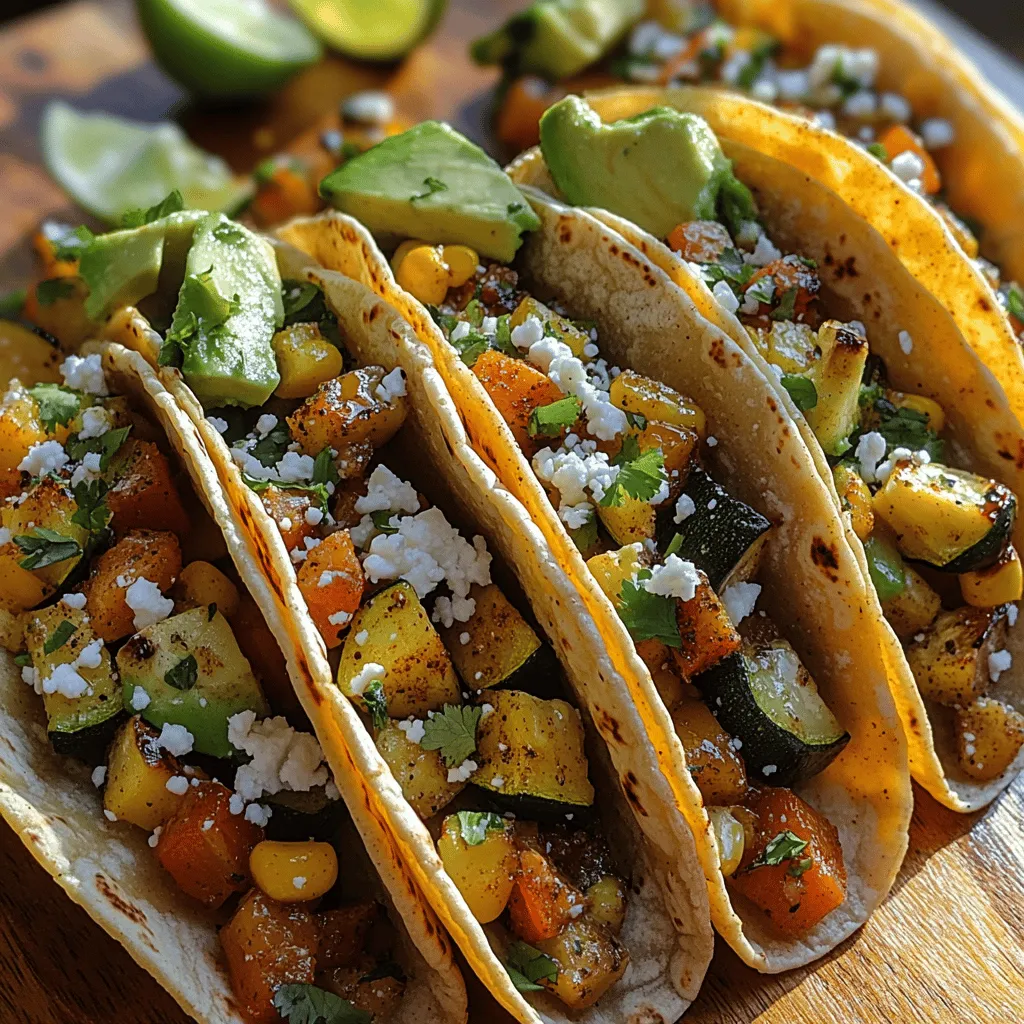 As the days grow longer and the sun shines brighter, summer cooking becomes a vibrant celebration of the season's freshest produce. The warmth of the sun brings an abundance of colorful vegetables bursting with flavor, making it the perfect time to explore plant-based meals that not only tantalize the taste buds but also nourish the body. One such dish that beautifully captures the essence of summer is the Roasted Summer Veggie Taco—a delightful blend of seasonal vegetables roasted to perfection and served in a warm tortilla.