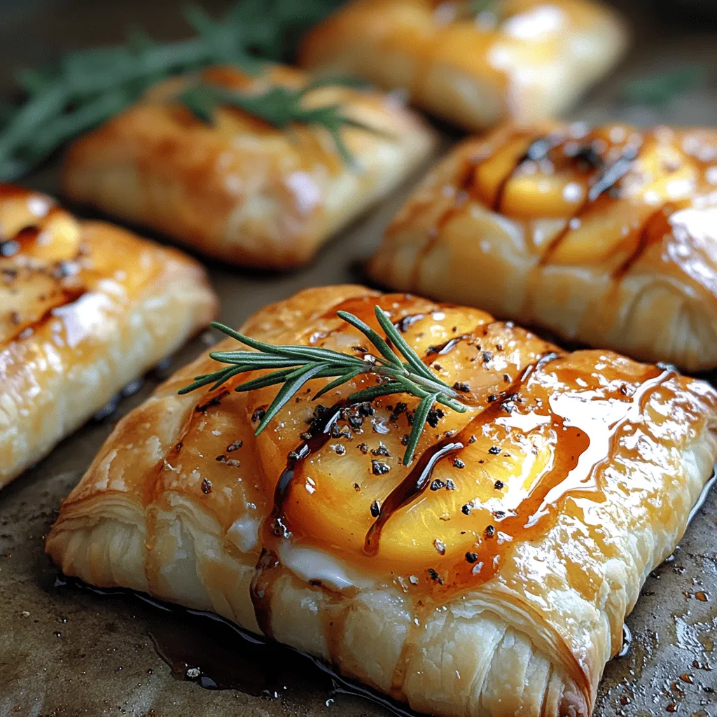In the world of appetizers, few combinations are as captivating as the blend of sweet and savory flavors. This delightful harmony not only tantalizes the taste buds but also elevates any gathering, making it unforgettable. One such dish that perfectly encapsulates this balance is the Nectarine Brie Puff Melts. Imagine the juicy freshness of ripe nectarines nestled within creamy, rich Brie cheese, all enveloped in a golden, flaky puff pastry. This recipe is not just a treat for the palate; it’s a feast for the eyes, featuring a vibrant color palette that enhances its appeal.