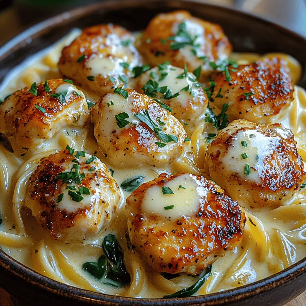 To truly appreciate the Garlic Butter Chicken Bites with Creamy Pasta, it’s essential to understand the role each ingredient plays in creating this culinary masterpiece.