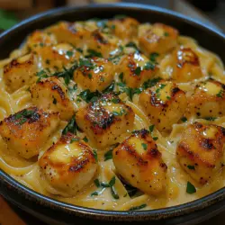 Garlic Butter Chicken Bites with Creamy Pasta: Exploring the Deliciousness