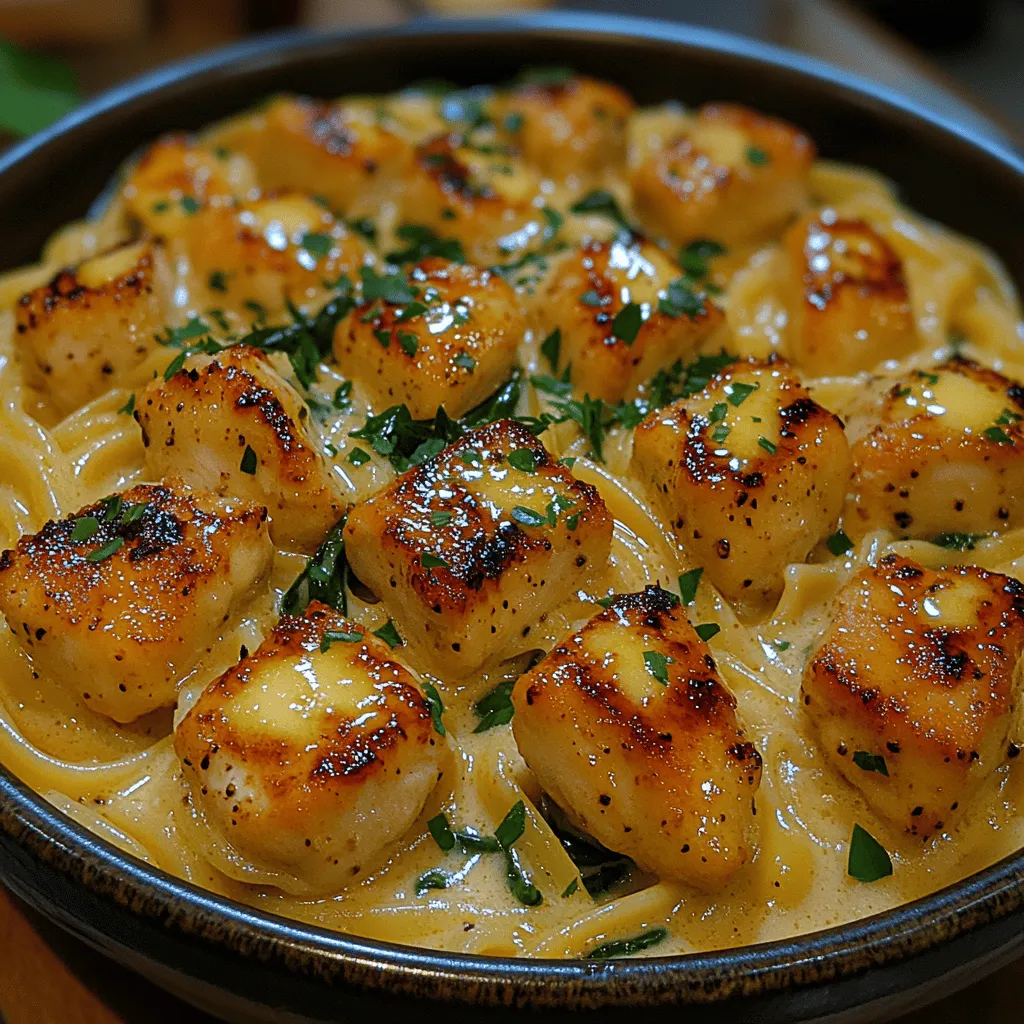 To truly appreciate the Garlic Butter Chicken Bites with Creamy Pasta, it’s essential to understand the role each ingredient plays in creating this culinary masterpiece.
