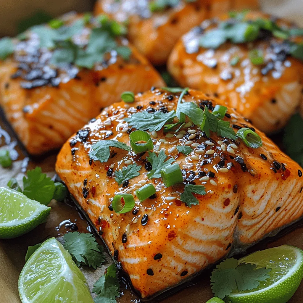 Sweet Chili Glazed Salmon is a dish that perfectly embodies the beauty of culinary fusion, combining the rich, buttery flavor of salmon with the unique sweetness and spice of a classic Asian-inspired sweet chili sauce. This dish has gained immense popularity among food enthusiasts due to its irresistible taste and visually appealing presentation. The glaze not only enhances the salmon's natural flavors but also provides a delightful contrast that keeps diners coming back for more.