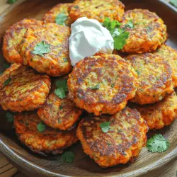 Spiced Carrot Fritters are a delightful culinary creation that beautifully marries the natural sweetness of carrots with a medley of vibrant spices. Not only are these fritters incredibly flavorful, but they also offer a nutritious option for those looking to incorporate more vegetables into their diet. With a crispy exterior and a tender, spiced interior, these fritters are perfect for any occasion, whether served as a snack, appetizer, or a side dish to complement your main meal.