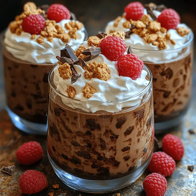 There is something undeniably irresistible about chocolate desserts. Whether it's a rich cake, a creamy mousse, or a delicate truffle, chocolate has a special way of tantalizing our taste buds and evoking feelings of indulgence and joy. Among the myriad of chocolate desserts, the Decadent Chocolate Delight Parfait stands out as a luxurious treat that appeals to both the eyes and the palate. This dessert not only showcases the deep, rich flavors of chocolate but also offers a delightful contrast of textures that makes each bite an experience in itself.