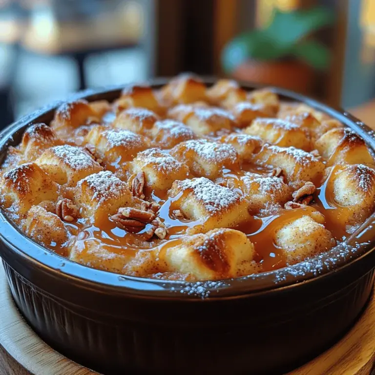 Explore the delightful world of desserts with a unique twist on a classic favorite: Cinnamon Roll Bread Pudding Delight. This recipe combines the warm, comforting flavors of cinnamon rolls with the rich, custardy texture of bread pudding, creating a dish that is perfect for brunch, dessert, or any special occasion. The allure of this dessert lies in its ability to evoke nostalgia while introducing a fresh take on two beloved treats. Whether you’re using store-bought cinnamon rolls or making your own from scratch, this recipe is sure to impress family and friends alike.