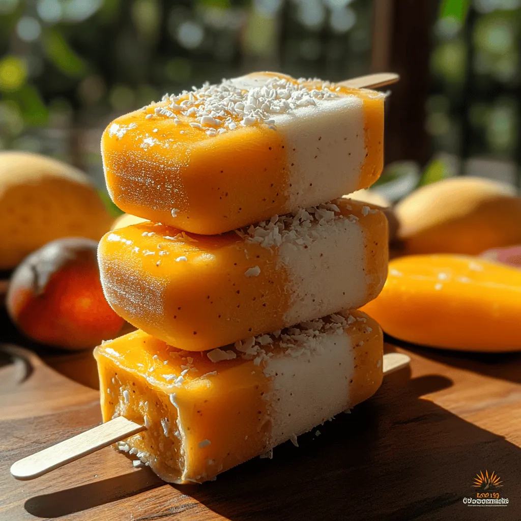 As the sun shines brighter and temperatures rise, our cravings for refreshing treats become even stronger. Tropical flavors have a unique ability to transport us to sun-soaked beaches and lush palm trees, evoking memories of vacations and carefree days. One of the quintessential summer delights is a popsicle, and there’s nothing quite like the combination of ripe mangoes and creamy coconut to create a blissful experience in every bite.