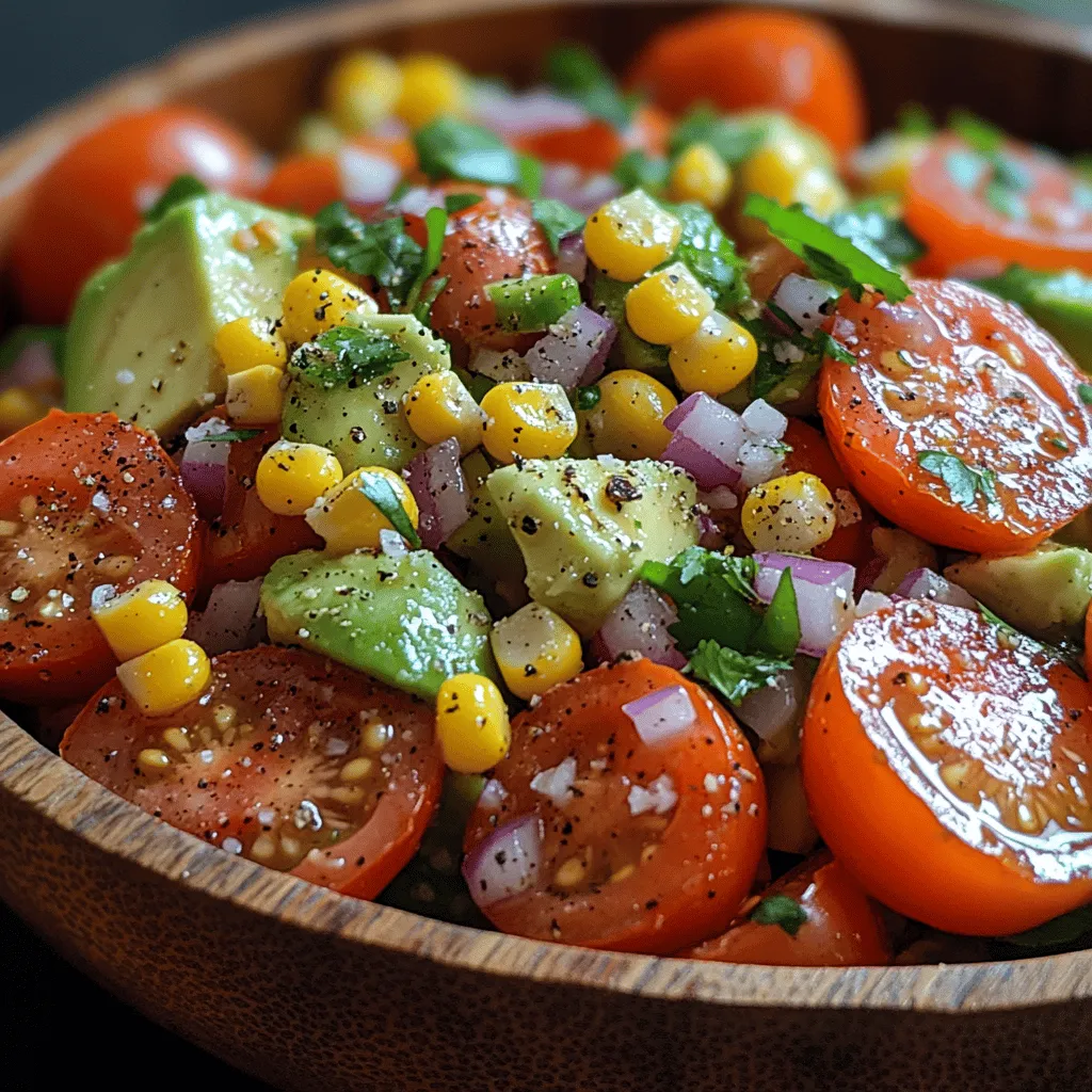 As the warm sun graces us with its presence and the days grow longer, the culinary world embraces a refreshing trend: summer salads. These vibrant dishes not only celebrate the season’s bounty but also cater to a growing desire for healthy eating. Among the myriad of summer salad options, the Tomato Corn Avocado Salad stands out as a colorful and nutritious choice that encapsulates the essence of summer on a plate.