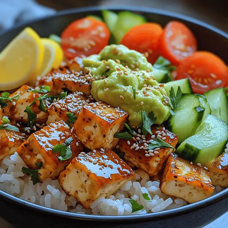 Understanding the ingredients is crucial for creating a successful dish. The Creamy Avocado Tofu Rice Bowl features a variety of components that work harmoniously to deliver a nutritious and flavorful experience. Here’s a breakdown of the primary ingredients you'll need for this recipe: