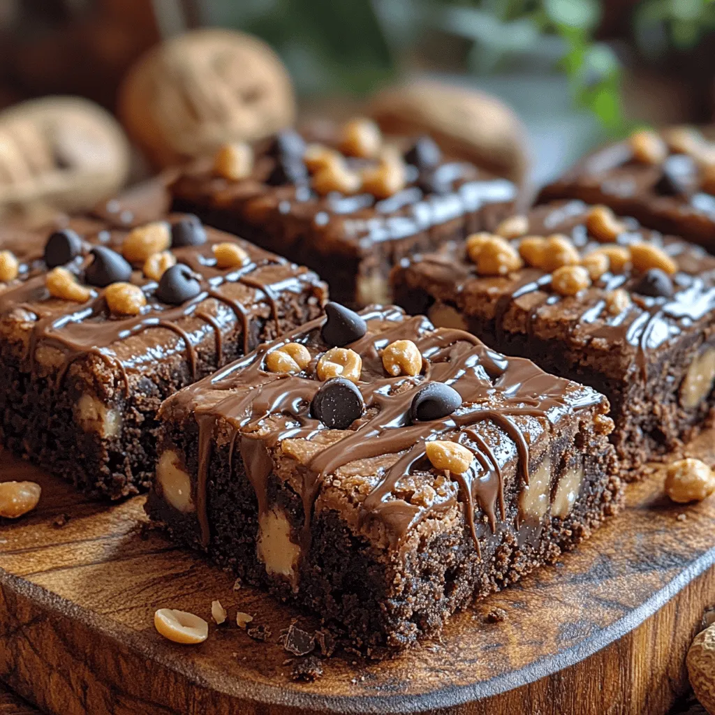 In the world of desserts, few combinations can rival the rich, indulgent pairing of chocolate and peanut butter. The moment you bite into a treat that melds the smooth, creamy texture of peanut butter with the deep, luscious flavor of chocolate, you know you’re in for a special experience. For those who crave a sweet treat that delivers both flavor and satisfaction, <strong>Decadent Gooey Chocolate Peanut Butter Squares</strong> are the answer. This recipe offers a delightful balance of creamy peanut butter and semi-sweet chocolate, resulting in squares that are not only gooey but also satisfyingly rich.” /></p>
</p>
<h3>Achieving a Fluffy Texture Through Proper Mixing</h3>
</p>
<p>To create the ideal decadence in your Gooey Chocolate Peanut Butter Squares, achieving a fluffy texture is essential. The key to this lies in your mixing technique. When you cream the butter and sugars together, aim for a light and airy mixture. This process incorporates air into the batter, which is crucial for a fluffy texture. Use a hand mixer or stand mixer on medium speed and mix until the mixture is pale and fluffy—usually about 3-5 minutes.</p>
</p>
<h4>Timing and Technique for Adding Eggs</h4>
</p>
<p>Eggs play a critical role in both the structure and moisture of your squares. When adding eggs, it’s important to do so one at a time, ensuring each egg is fully incorporated before adding the next. This prevents the batter from becoming too dense and helps maintain the fluffy texture. Beat the eggs in a separate bowl to break them up before incorporating them. This not only makes it easier to mix but also helps to ensure even distribution throughout the batter.</p>
</p>
<h3>Mixing Dry Ingredients</h3>
</p>
<h4>Importance of Whisking to Avoid Clumps</h4>
</p>
<p>Dry ingredients, including flour, cocoa powder, baking soda, and salt, should never be added directly to the wet mixture without proper preparation. Whisking the dry ingredients together thoroughly is crucial. This process not only helps to aerate the flour but also ensures that all the ingredients are evenly distributed, preventing clumps that can affect the texture of your squares.</p>
</p>
<h4>How to Properly Incorporate Dry Ingredients into Wet Mixtures</h4>
</p>
<p>Once your dry ingredients are whisked, it’s time to incorporate them into your wet mixture. Do this gradually—adding about a third of the dry mix at a time. Use a spatula or wooden spoon to fold the dry ingredients into the wet mixture gently. This method helps avoid overmixing, which can lead to tough squares. The goal is to mix just until you no longer see dry flour; a few lumps are perfectly fine.</p>
</p>
<h3>Folding in Chocolate Chips</h3>
</p>
<h4>Techniques for Folding to Maintain a Light Batter</h4>
</p>
<p>Folding in chocolate chips requires a delicate touch to maintain the airy texture of your batter. Using a rubber spatula, gently scoop from the bottom of the bowl and lift the batter over the chocolate chips. Rotate your bowl a quarter turn and repeat. This technique ensures that the chocolate chips are distributed without deflating the batter.</p>
</p>
<h4>How to Ensure Even Distribution of Chocolate Throughout the Squares</h4>
</p>
<p>To guarantee that each square is filled with chocolatey goodness, consider reserving a handful of chocolate chips to sprinkle on top before baking. This not only enhances the visual appeal but also ensures that every bite is rich with chocolate flavor.</p>
</p>
<h3>Pouring and Spreading the Batter</h3>
</p>
<h4>Best Practices for Transferring Batter to the Baking Pan</h4>
</p>
<p>When it’s time to transfer your batter to the baking pan, use a rubber spatula to scrape the batter from the mixing bowl. This ensures you get every last bit of that delicious mixture. Pour the batter into a greased or parchment-lined baking dish, which will help with easy removal later on.</p>
</p>
<h4>Techniques for Achieving an Even Bake</h4>
</p>
<p>To achieve an even bake, it’s important to spread the batter evenly in the pan. Use the spatula to gently smooth the top, ensuring it’s level. This will help the squares bake uniformly, preventing any undercooked or overcooked edges.</p>
</p>
<h3>Baking to Perfection</h3>
</p>
<h4>Signs to Look For That Indicate the Squares Are Ready</h4>
</p>
<p>Baking times can vary depending on your oven, but generally, these squares will bake for 25-30 minutes at 350°F (175°C). Keep an eye on the edges; they should look set and slightly pull away from the sides of the pan. The center may still look slightly underbaked, which is ideal for that gooey texture.</p>
</p>
<h4>Importance of Toothpick Tests and Timing</h4>
</p>
<p>To ensure your squares are perfectly baked, perform a toothpick test. Insert a toothpick into the center of the squares; it should come out with a few moist crumbs but not wet batter. If it comes out clean, the squares may be overbaked. Remember, they will continue to cook slightly once removed from the oven due to residual heat.</p>
</p>
<h3>Cooling and Drizzling</h3>
</p>
<h4>Best Practices for Cooling Baked Goods</h4>
</p>
<p>Once your squares are out of the oven, place the pan on a wire rack to cool. This allows air to circulate around the pan, preventing sogginess. Let the squares cool in the pan for about 10-15 minutes before attempting to remove them. This short resting period helps them firm up, making it easier to cut them into squares later.</p>
</p>
<h4>Techniques for Drizzling Chocolate for Visual Appeal</h4>
</p>
<p>For the finishing touch, melt some chocolate chips in a microwave-safe bowl or over a double boiler. Drizzle the melted chocolate over the cooled squares using a spoon or a piping bag for precision. This not only adds a beautiful aesthetic but also enhances the chocolate flavor, making every bite even more indulgent.</p>
</p>
<h3>Serving Suggestions</h3>
</p>
<h4>Creative Ways to Serve and Present the Squares</h4>
</p>
<p>These decadent squares can be served in various ways to impress your guests. Cut them into small squares for bite-sized treats at parties or serve larger squares on dessert plates with a scoop of vanilla ice cream. For an elegant touch, consider dusting them with powdered sugar or cocoa powder before serving.</p>
</p>
<h4>Pairing Suggestions with Beverages or Additional Toppings</h4>
</p>
<p>Pair your Gooey Chocolate Peanut Butter Squares with a rich cup of coffee or a glass of cold milk for a classic combination. For an extra indulgent treat, serve them alongside whipped cream or a drizzle of caramel sauce. Fresh berries can also add a refreshing contrast to the rich flavors.</p>
</p>
<h3>Storage Tips</h3>
</p>
<h4>How to Store the Squares for Maximum Freshness</h4>
</p>
<p>To keep your squares fresh, store them in an airtight container at room temperature for up to three days. If you want to extend their shelf life, consider refrigerating them, where they can last up to a week. Just be sure to let them come to room temperature before serving for the best flavor and texture.</p>
</p>
<h4>Discussing the Shelf Life of Baked Goods</h4>
</p>
<p>Generally, baked goods like these squares can last longer than most desserts, especially when stored properly. If you wish to keep them for even longer, you can freeze them. Wrap individual squares in plastic wrap and place them in a freezer-safe container. They can last up to three months in the freezer. When ready to enjoy, simply thaw them at room temperature or microwave them for a few seconds.</p>
</p>
<h3>Nutritional Information</h3>
</p>
<h4>Caloric Breakdown</h4>
</p>
<p>Each square of these decadent treats contains approximately 200 calories, depending on the size and the specific brand of ingredients used. The caloric content can vary, especially with the addition of toppings or variations in chocolate types.</p>
</p>
<h4>Nutritional Benefits of Key Ingredients</h4>
</p>
<p>These squares provide a good source of energy from the sugar and fats present in the peanut butter and chocolate. Peanut butter is also rich in protein and healthy fats, making it a satisfying treat that can help curb cravings. However, moderation is key, as these treats are best enjoyed as an occasional indulgence.</p>
</p>
<h3>Dietary Considerations</h3>
</p>
<p>For those with dietary restrictions, consider using gluten-free flour to make these squares gluten-free. You can also substitute ingredients like coconut sugar for a refined sugar alternative or try using dairy-free chocolate for a vegan version. Always check labels to ensure that all ingredients meet your dietary needs.</p>
</p>
<h3>Conclusion</h3>
</p>
<p>Decadent Gooey Chocolate Peanut Butter Squares offer a harmonious blend of flavors and textures that can satisfy any sweet tooth. With straightforward preparation and an indulgent result, these squares are a delightful addition to any dessert table. Enjoying this treat not only brings joy but also allows for a moment of culinary creativity in your kitchen. Whether shared with friends or savored alone, this recipe encapsulates the bliss of chocolate and peanut butter in every bite. Embrace the delight of baking and indulge in these squares, knowing they are sure to impress anyone lucky enough to take a bite.</p>
</div>