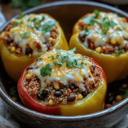 Stuffed bell peppers are a timeless dish that combines nutrition and flavor into one delightful package. The bright colors and varying textures of bell peppers make them not only visually appealing but also versatile in the kitchen. As a wholesome meal option, turkey-loaded bell peppers stand out as a fantastic choice for families looking to eat healthy without sacrificing taste. By using ground turkey and quinoa as primary ingredients, this recipe offers a leaner alternative to traditional stuffing options, making it an excellent fit for meal prep, busy weeknight dinners, or simply a nutritious addition to your weekly menu.