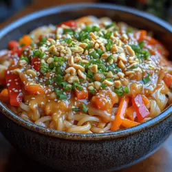 If you’re searching for a dish that is both delicious and easy to prepare, look no further than the Peanut Noodle Veggie Stir Fry. This vibrant and satisfying meal is a delightful combination of flavors and textures that caters to both vegetarians and meat-lovers alike. With rice noodles serving as the base, paired with a medley of fresh vegetables, and enveloped in a creamy, savory peanut sauce, it’s no wonder this dish has gained popularity among home cooks and food enthusiasts.