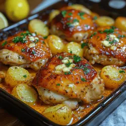 Savory Garlic Parmesan Chicken & Potatoes Recipe: A Flavorful Delight for Every Occasion