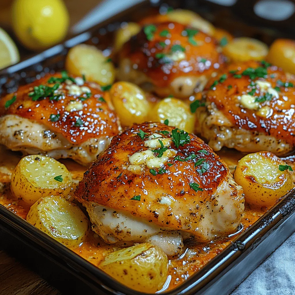 When it comes to creating a meal that is both satisfying and simple, few dishes can rival the allure of Savory Garlic Parmesan Chicken & Potatoes. This delightful recipe marries the robust flavors of garlic and Parmesan cheese with the heartiness of tender chicken and creamy baby potatoes, making it an ideal choice for busy weeknights or family gatherings. The dish not only offers a symphony of flavors but also provides a comforting texture that embraces the palate, ensuring that every bite is a joy to savor.