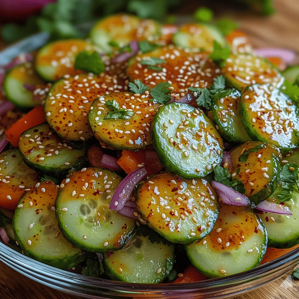 As the temperatures rise and summer unfolds, nothing quite beats the allure of a refreshing salad that captures the essence of the season. The Sweet Chili Cucumber Salad is a vibrant blend of fresh vegetables, herbs, and a delightful dressing that offers a symphony of flavors: sweet, tangy, and just a hint of spice. This dish not only showcases the crispness of cucumbers but also highlights how simple, fresh ingredients can elevate a meal, making it the perfect addition to any summer gathering or a light lunch.